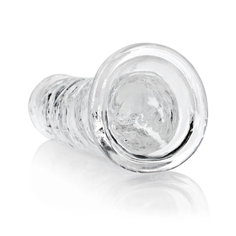 REALROCK Crystal Clear 8.7" Intimate Machine with Suction Base Transparent