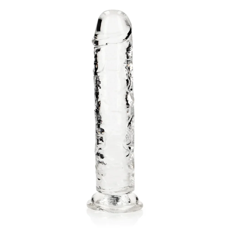 REALROCK Crystal Clear 8.7" Intimate Machine with Suction Base Transparent