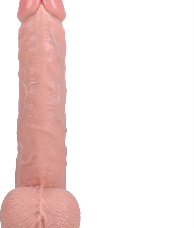 RealRock 33 cm Extra Large Anatomical Model with Suction Base - Flesh