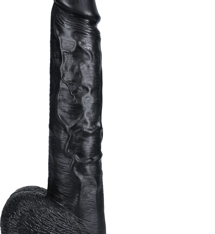 RealRock XL Intimate Model with Suction Base 38 cm Black