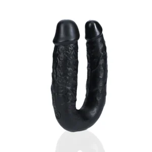 RealRock U-Shaped Intimate Duo Model 12.7 cm Black Flexible Design
