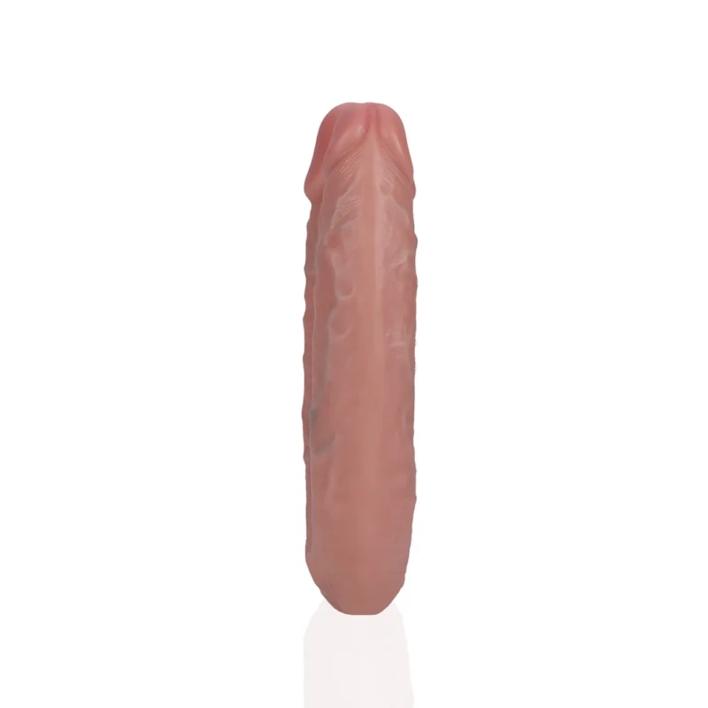 RealRock U-Shaped Dual-Ended Model 12.7 cm - Flesh Tone Silicone
