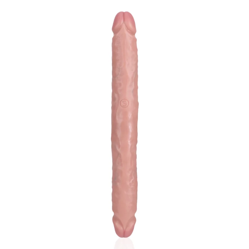 RealRock Slim Double Ended Model 12" / 30.5 cm - Flesh Tone, Flexible Design