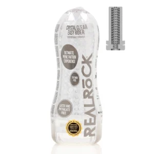 Easy Rider TPE Textured Intimate Device Transparent Compact Model