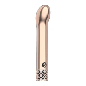 Jewel Shiny G-Spot Vibrator - Metallic Rechargeable Model Slim