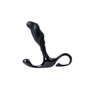 Divine Touch Curved Prostate Model Silicone-ABS Black Compact