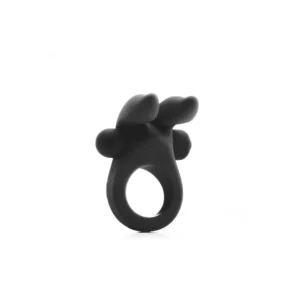 Satisfyer Rabbit Intimate Ring Silicone Flexible Black