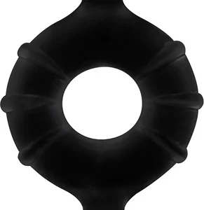 Shots Gummy Ring Large - Flexible Intimate Support Ring, TPE, Clear