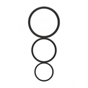 Screaming O Flat Ring Set - Anatomical Silicone Support, 3 Sizes