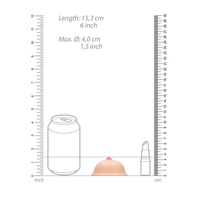 S-Line Soap Model Intimate Shape 7.3 cm Skin Tone Decorative Bar