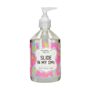 S-Line Slide In My DMs Water-Based Lubricant 500ml - Neutral Formula