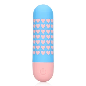 Heart to Get Bullet 10-Speed Rechargeable Mini Massager Pink