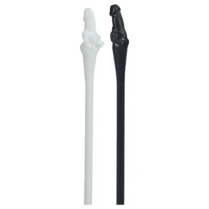 Shots Couples Straws Black & White - Party Accessory Set