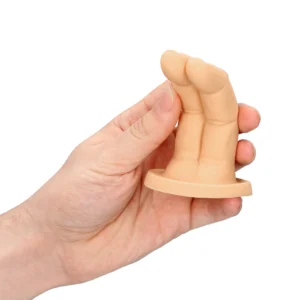 Shots Toys Cum Over Finger Extension Flesh Tone, Flexible Model