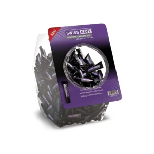 Swiss Navy Sensual Lube Display Jar 50 x 10ml - Premium Travel Formula