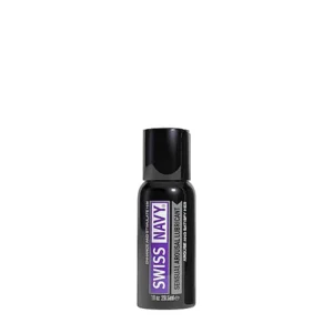 Swiss Navy Premium Lubricant 30 ml - Spill-Proof Bottle, Velvet Touch