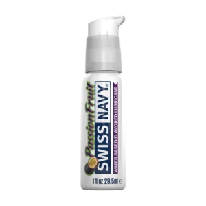 Swiss Navy Lubricant Passion Fruit Flavor 30ml Spill-Proof Premium Formula