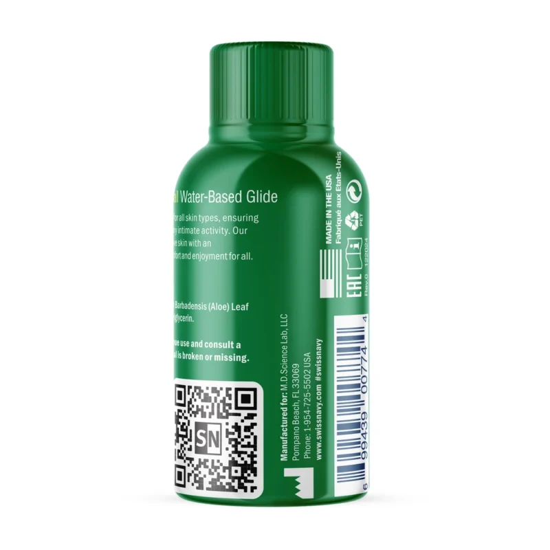 Swiss Navy Natural Intimate Lubricant Aloe Scent 30 ml Water-Based