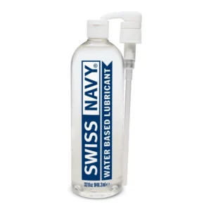 Swiss Navy Water-Based Lubricant 946ml - Leak-Proof Premium Formula