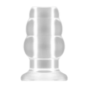 Master Series No.51 Hollow Tunnel Anal Plug Large 127mm Silicone Black