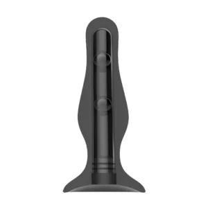 Shots No.67 Dynamic Motion Silicone Anal Plug Black 12.7cm
