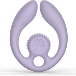 Svibe GIZI Duo Intimate Double Stimulator for Couples, Purple, Remote Control