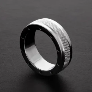 COOL and KNURL Adjustable Silicone Ring 15x50mm with Ventilation System