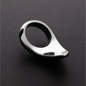 Kiotos Teardrop Steel Intimate Ring 45mm - Ergonomic Design, Polished Finish