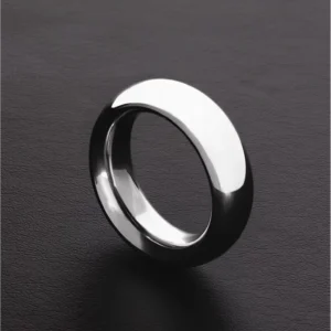 Ouch! Donut Steel Ring Model 40 mm - Durable Stainless Steel, Silver