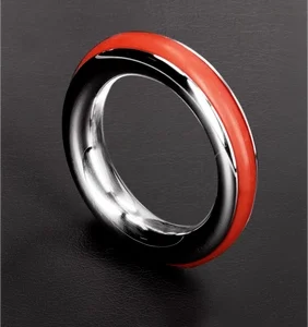 Cazzo Tensions 2 Stainless Steel Ring with Silicone Inlay 50mm