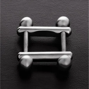 EasyToys Stainless Steel Nipple Clamp Adjustable with Dual Ball Tips