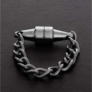 Shots Mini Magnetic Pincher - Discreet Intimate Chain Clamp, Silver