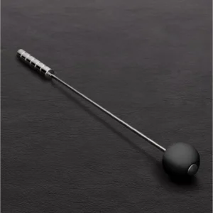 Shots Steel Intimate Crop 50cm - Silicone Tip & Steel Handle