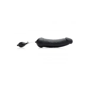 Toms Inflatable Silicone Intimate System 33.7 cm Black Adjustable Size
