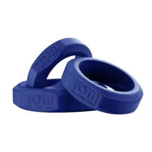 XR Brands Master Series 3-Piece Silicone Ring Set - Adjustable Sizes