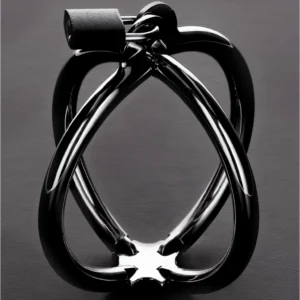 Shots Criss Cross Stainless Steel Hand Restraint with Padlock