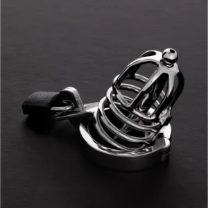 Shots Steel Chastity Cage 45mm - Durable Stainless Steel Locking System
