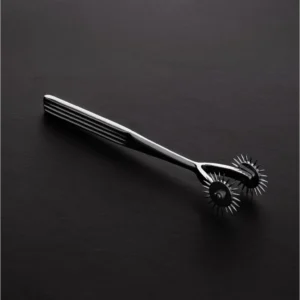 Shots DUO Double Wartenberg Pinwheel Stainless Steel Black
