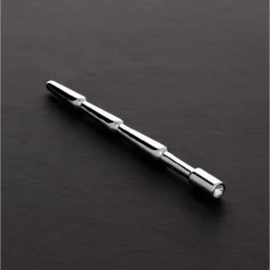 Rider Stainless Steel Intimate Plug with Decorative Jewel, Medium