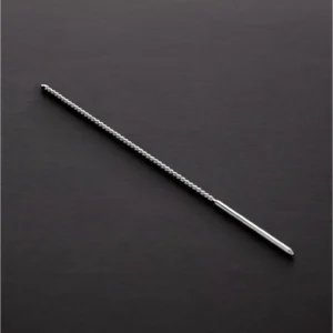 DIPSTICK Ribbed Urethral Sounding Rod 0.2/0.4 cm Metal Precision Tool