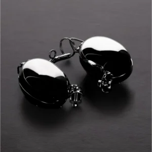 Shots Steel Evil Shells Intimate Pressure System Silver Adjustable