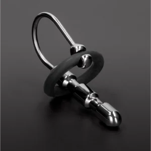 Triune Stainless Steel Bumpy Urethral Expander with Glans Ring, Silver