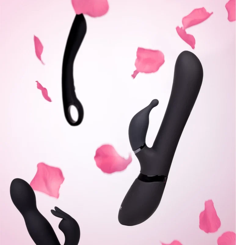 Niva Rotating Intimate Machine Black - 360° Multi-Motor Silicone Device