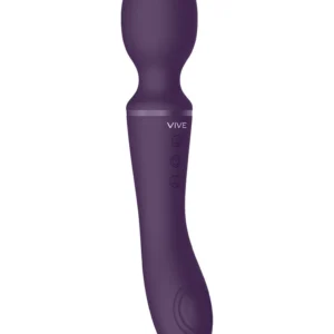 Enora Dual-Ended Wand Massager Purple Medical-Grade Silicone IPX7