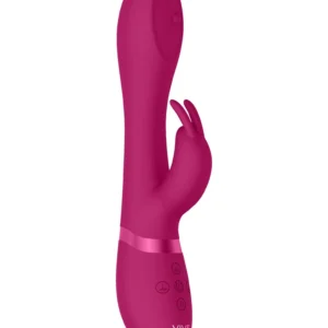 Shots Mira Pink Multi-Function Spinning System Silicone Device