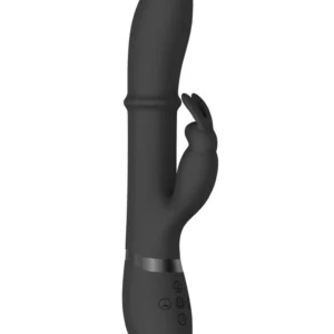 VIVE Halo Ring Rabbit Dual Stimulation Device Black Silicone IPX7