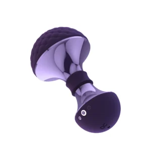 Vive Enoki Flexible Massager Purple - Rechargeable Silicone Model