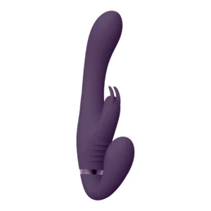 Suki Strapless Vibrating Intimate System Rabbit Purple, 3 Motors, Silicone