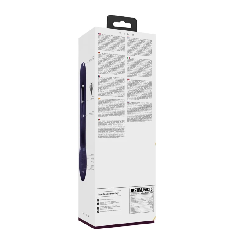 VIVE Mika Model VIVE057 Triple Motor Intimate System Purple