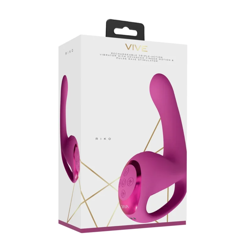 VIVE Riko VIBE058 Pink Advanced Intimate Device with Triple Motor System